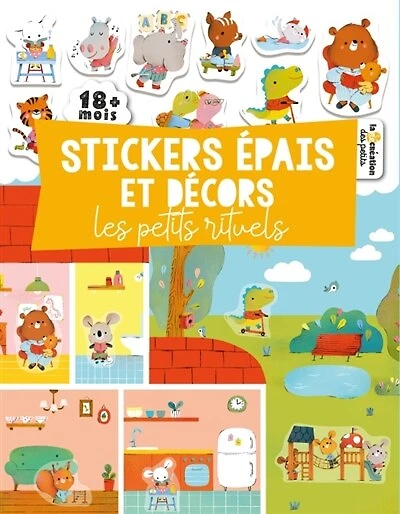 Stickers épais et décors : petits rituels: petits rituels