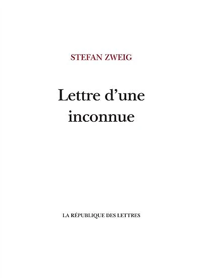 Lettre d'une inconnue