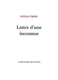 Lettre d'une inconnue