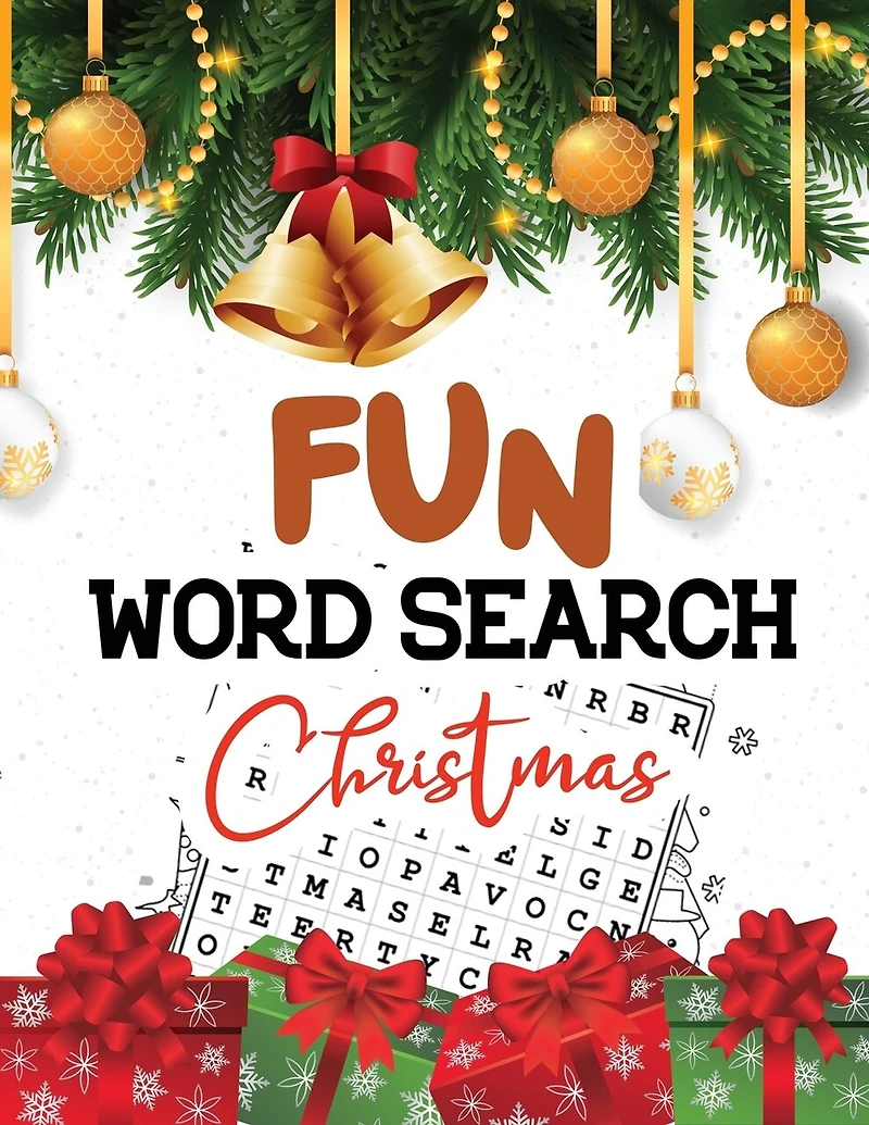 Fun Word Search Christmas: Cleverly Funny Hidden Word Searches for Adults, Teens, Scrooge Puzzle Book, Your Brain Exercise Activity Book