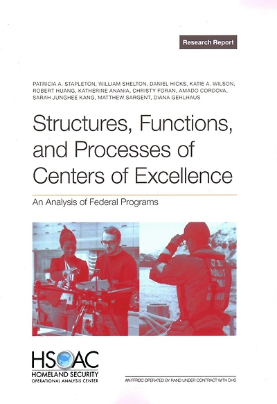 Structures, Functions, and Processes of Centers of Excellence: An Analysis of Federal Programs