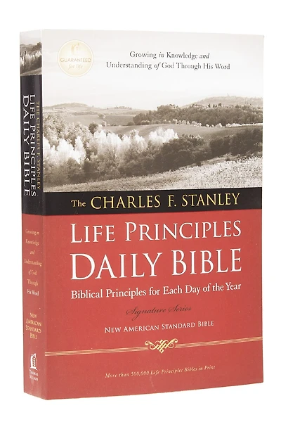 NASB, The Charles F. Stanley Life Principles Daily Bible, Paperback, 1995 Text: Holy Bible, New American Standard Bible