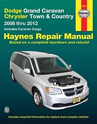 Dodge Grand Caravan & Chrysler Town Country (08-18) (including Cargo) Haynes Repair Manual: 2008 Thru 2018 Includes Cargo