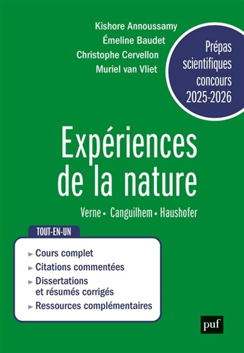 Expériences de la nature: Jules Verne, Vingt mille lieues sous les mers ; Georges Canguilhem, connaissance vie, Introduction
