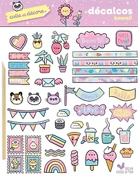 Colle et décore: Décalcos kawaii