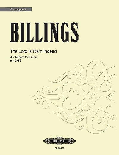 The Lord is Ris'n Indeed: An Anthem for Easter, Choral Octavo