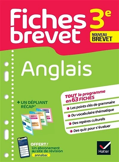 Anglais 3e: nouveau brevet