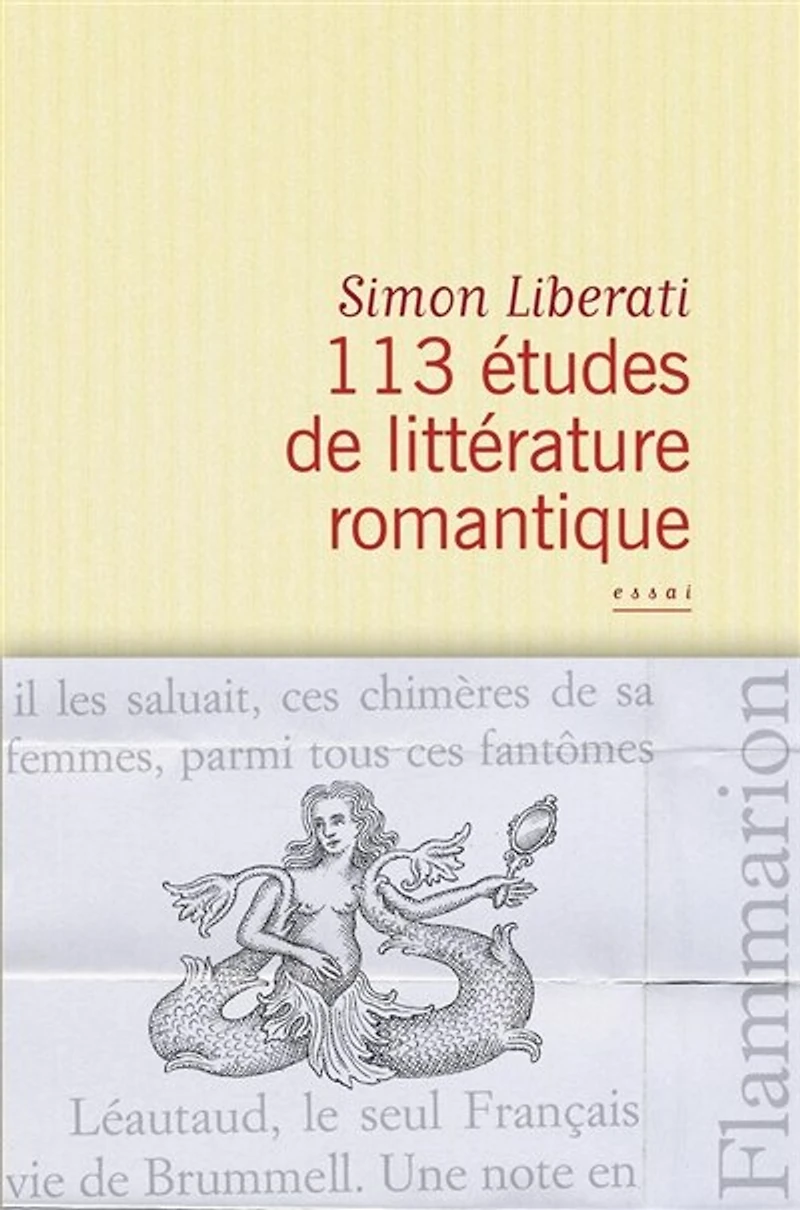 113 études de littérature romantique