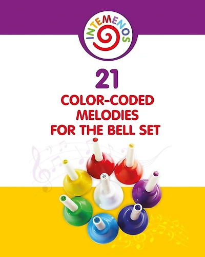 21 Color-coded melodies for Bell Set: Color-Coded visual for 8 Note Bell Set