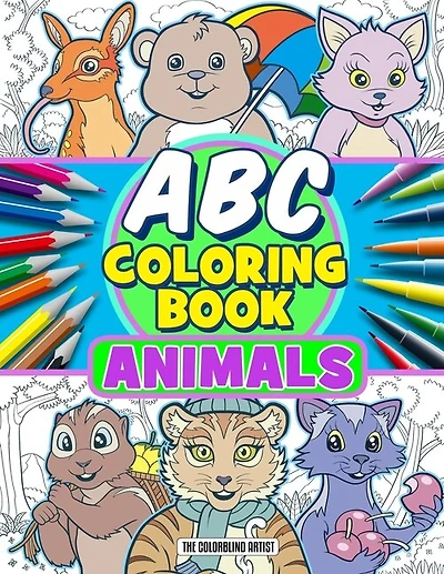 ABC Coloring Book Animals: Coloring Book for KIds - All ages