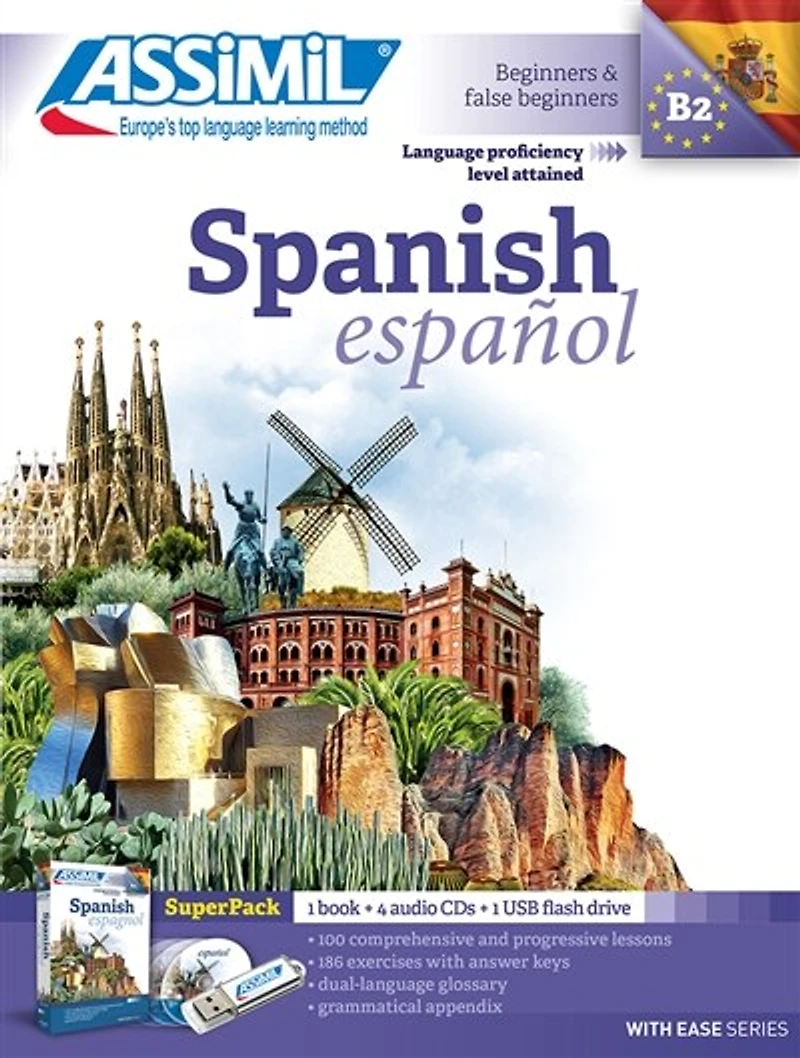 Spanish SANS PEINE LIVRE+CD (4) + Usb ASSIMIL