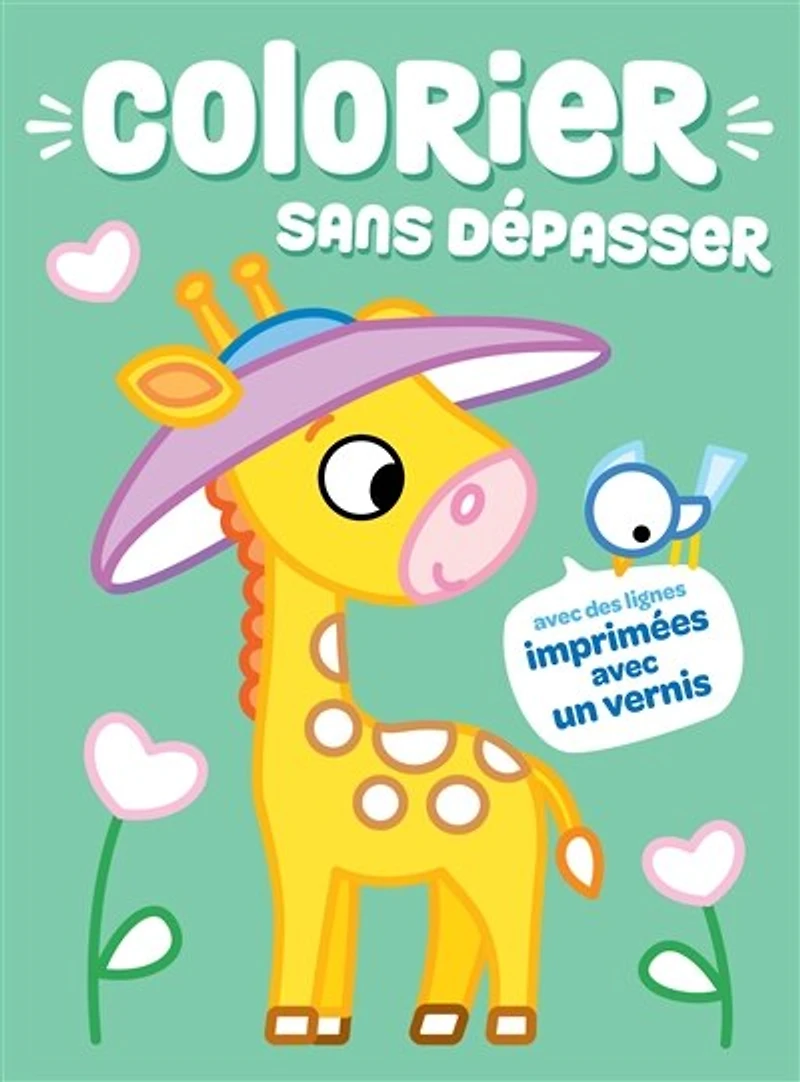 Colorier sans dépasser: la girafe