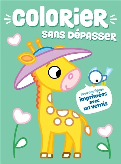Colorier sans dépasser: la girafe