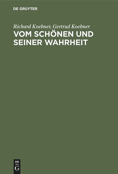 Vom Schönen und seiner Wahrheit: Eine Analyse ästhetischer Erlebnisse