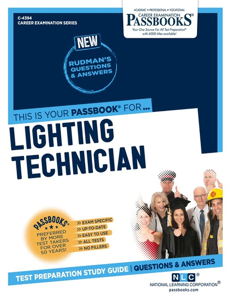 Lighting Technician (C-4394): Passbooks Study Guide
