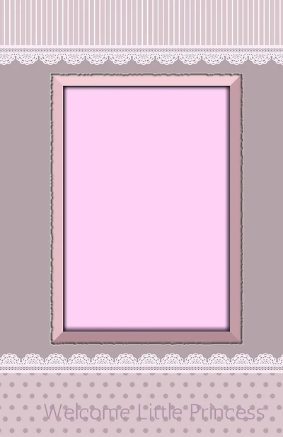 Welcome Little Princess: Classic Keepsake Memory Book/Photo Album for all occasions