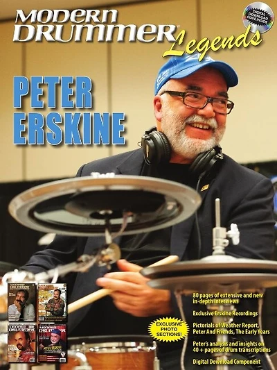 Modern Drummer Legends: Peter Erskine - Book with exclusive Erskin recordings, interviews and photos