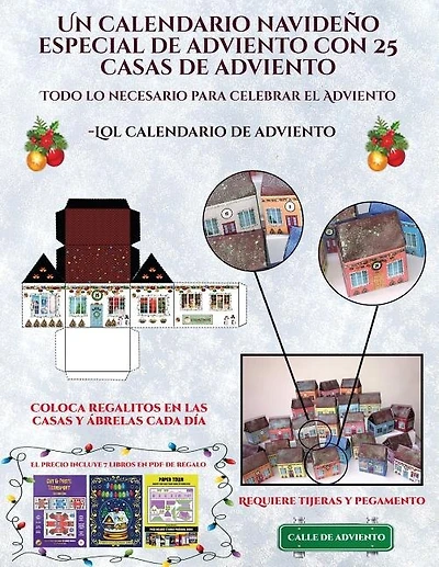 Lol Calendario De Adviento (un Calendario Navideño Especial De Adviento Con 25 Casas De Adviento): Un Calendario De Adviento Navideño Especial Y Alternativo: Celebra Los Días De Adviento Utilizando