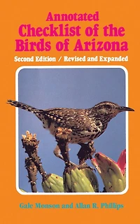 Annotated Checklist of the Birds of Arizona