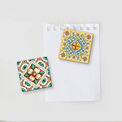 Puzzle Magnet Combo - Vintage Flora Tile