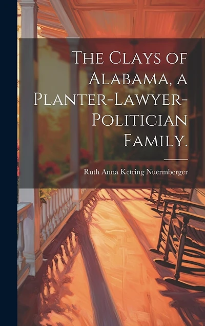The Clays of Alabama, a Planter-lawyer-politician Family.