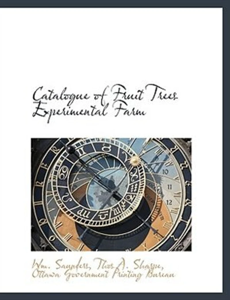 Catalogue of Fruit Trees Experimental Farm