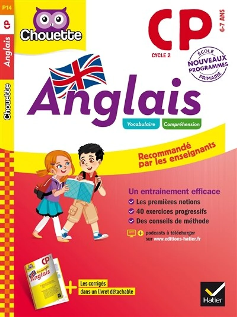 Anglais CP, 6-7 ans: nouveau programme
