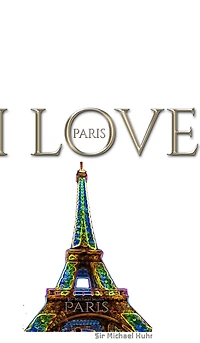 I Love Paris eiffel tower creative blank journalsir Michael Huhn designer edition: journal