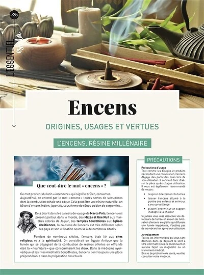 Encens: origines, usages et vertus