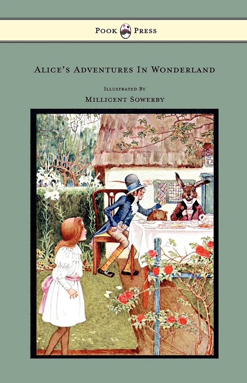 Alice's Adventures Wonderland - With Illustrations Black And White
