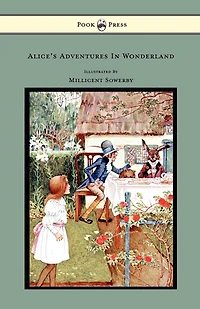 Alice's Adventures Wonderland - With Illustrations Black And White