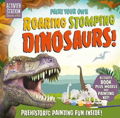 PAINT YOUR OWN ROARING STOMPING DINOSAUR