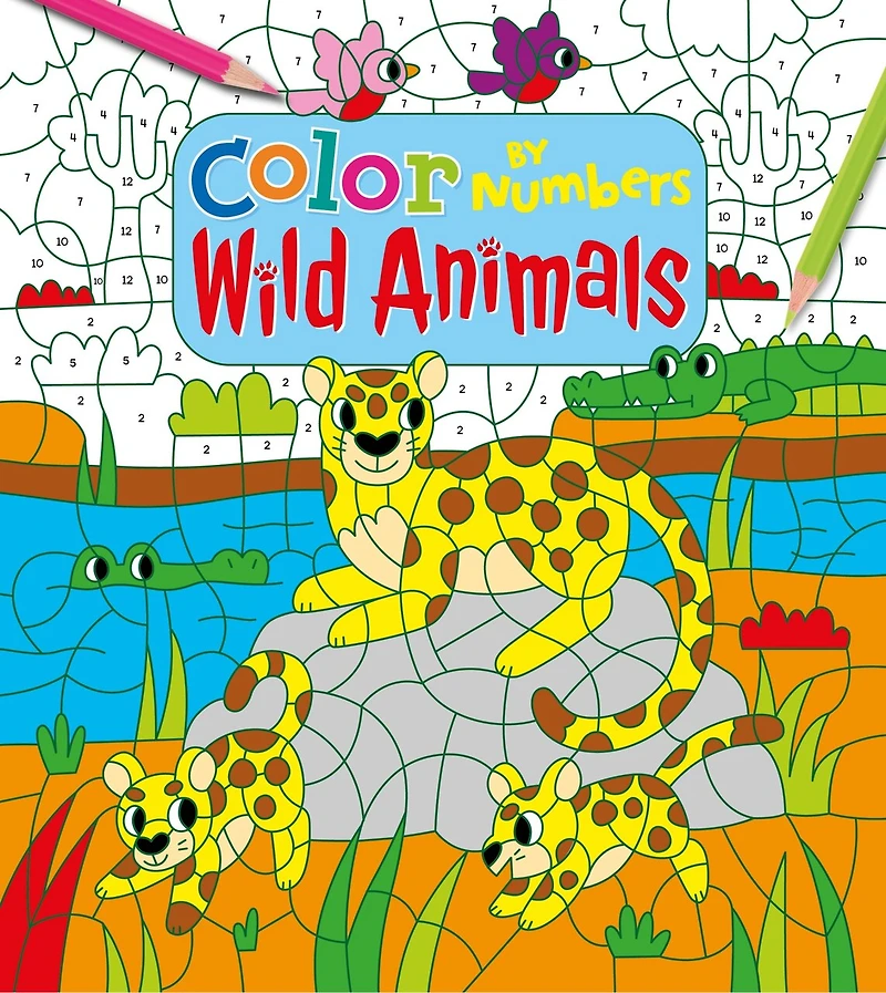 Color by Numbers: Wild Animals