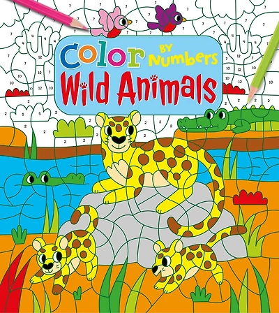 Color by Numbers: Wild Animals