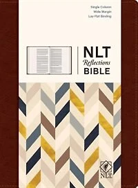 Nlt Reflections Bible (hardcover Leatherlike, Mahogany Brown): The Bible For Journaling