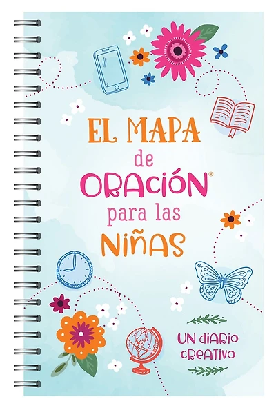 El mapa de oración para las niñas: Un diario creativo