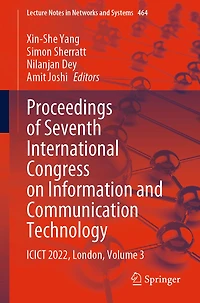 Proceedings of Seventh International Congress on Information and Communication Technology: ICICT 2022, London, Volume 3