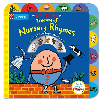 Lucy Cousins Treasury Of Nursery Rhymes: Big Book Of Nursery Rhymes And Cd