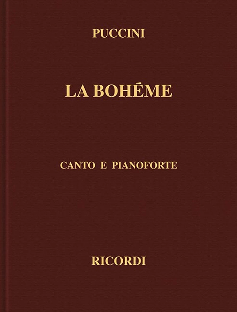 La Boheme: Vocal Score