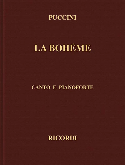La Boheme: Vocal Score