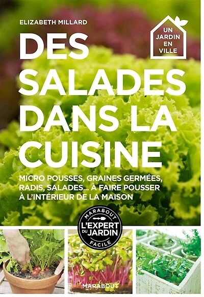 Des salades dans la cuisine: micro-pousses, graines germées, radis, salades... à faire pousser à l'intérieur de la maison