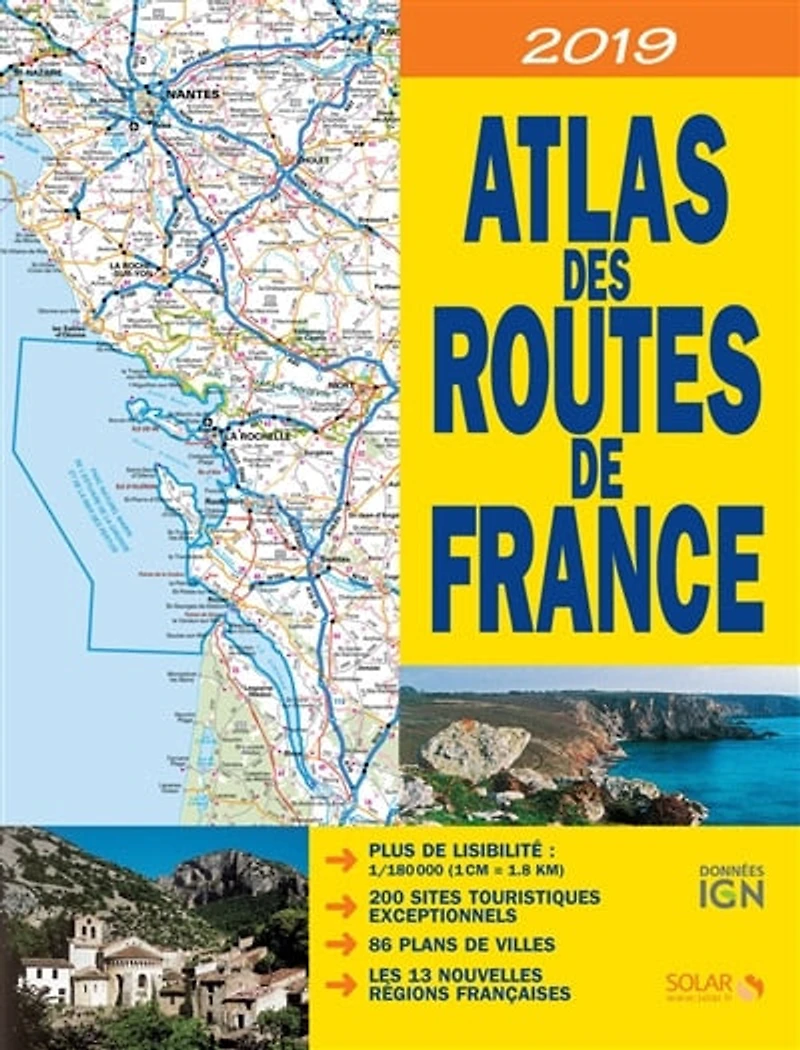 Atlas des routes de France 2020
