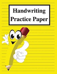 Handwriting Practice Paper: Dotted Lined Writing Paper For Kids - Handwriting Paper Notebook With Dotted Lined For Kids To Lear