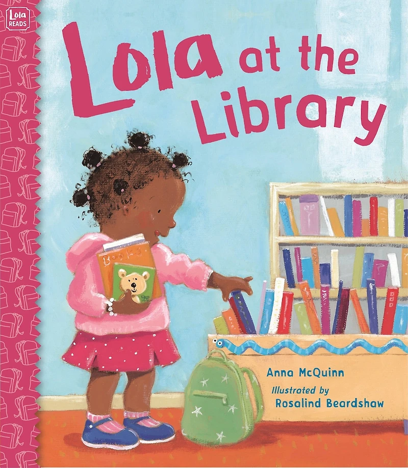 Lola at the Library with Mommy