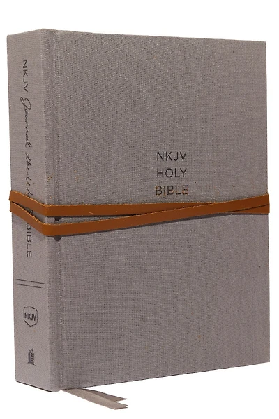 NKJV, Journal the Word Bible: Reflect, or Create Art Next to Your Favorite Verses (Cloth over board, Red Letter, Comfort Print)