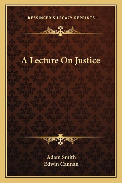 A Lecture On Justice