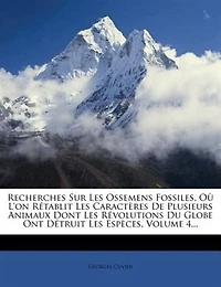 Recherches Sur Les Ossemens Fossiles, Ou L'on Rétablit Caractères De Plusieurs Animaux Dont Révolutions Du Globe Ont Détruit Espèces; Volume 3