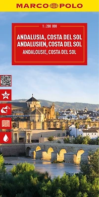 Andalusia, Costa del Sol Marco Polo Map