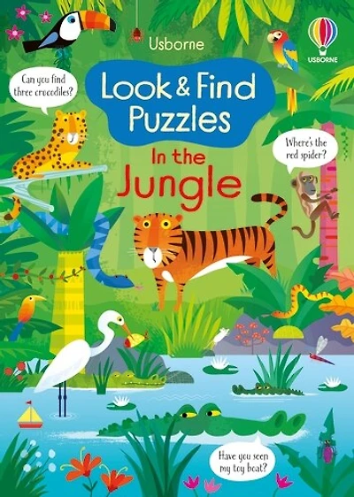 Look and Find Puzzles in the Jungle