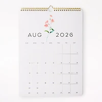 Floral Spiral 17‑Month Planner